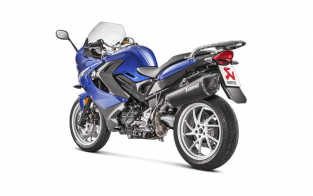 Akrapovic Slip-on Line Titanium Black Einddemper met E-keur BMW F 800 GT 2013 > 2019